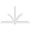 Ekena Millwork Redmond Architectural Grade PVC Gable Bracket, 108"W x 63"H x 6"D x 6"F, 14/12 Pitch GBP108X63X0606RED00 - alternate 4